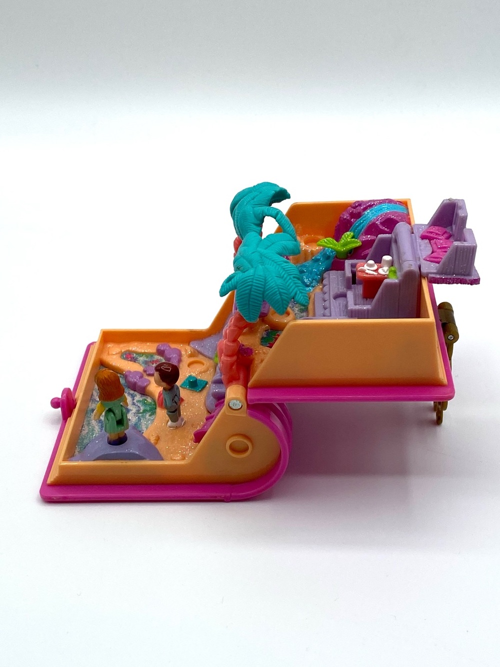 Vintage Bluebird Polly Pocket Glitter Island Storybook Compact 1995 - Picture 11 of 14